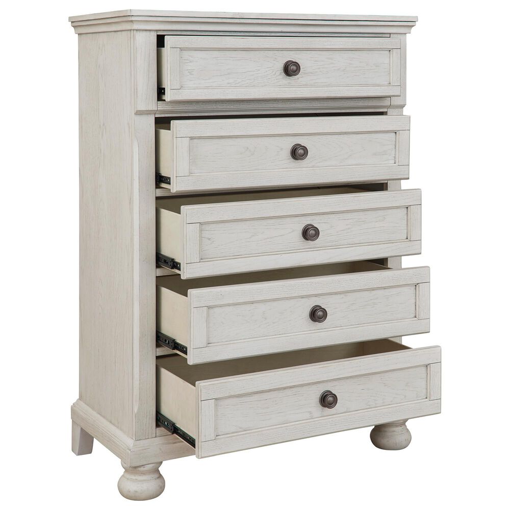 Ashley Robbinsdale 3-Piece T/F Bunk Bed Set in Antique White, , large