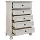 Ashley Robbinsdale 3-Piece T/F Bunk Bed Set in Antique White, , large