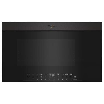 Whirlpool 1.1 Cu. Ft. Over-the-Range Microwave with Air Fry in Black Stainless, , large