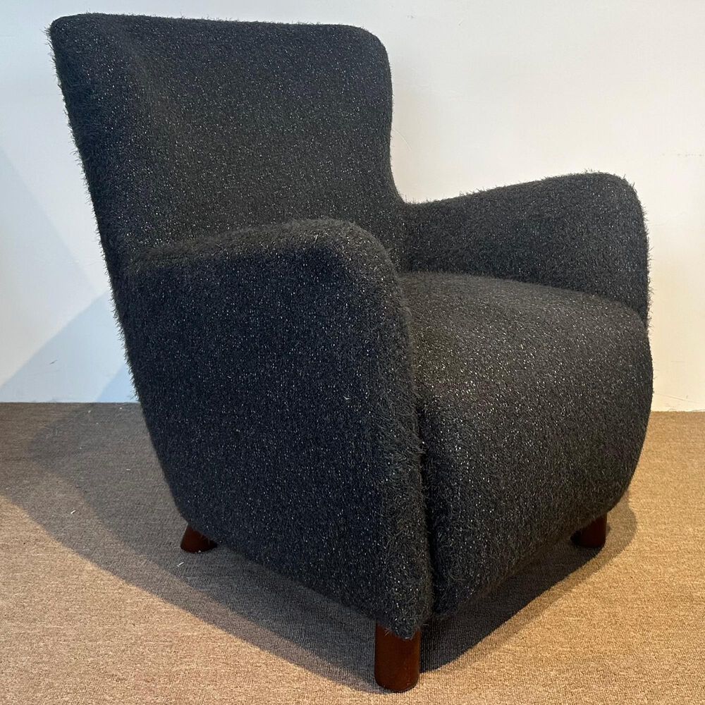 Golden Wave Furniture Edison Arm Chair in Charcoal, , large