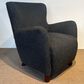 Golden Wave Furniture Edison Arm Chair in Charcoal, , large