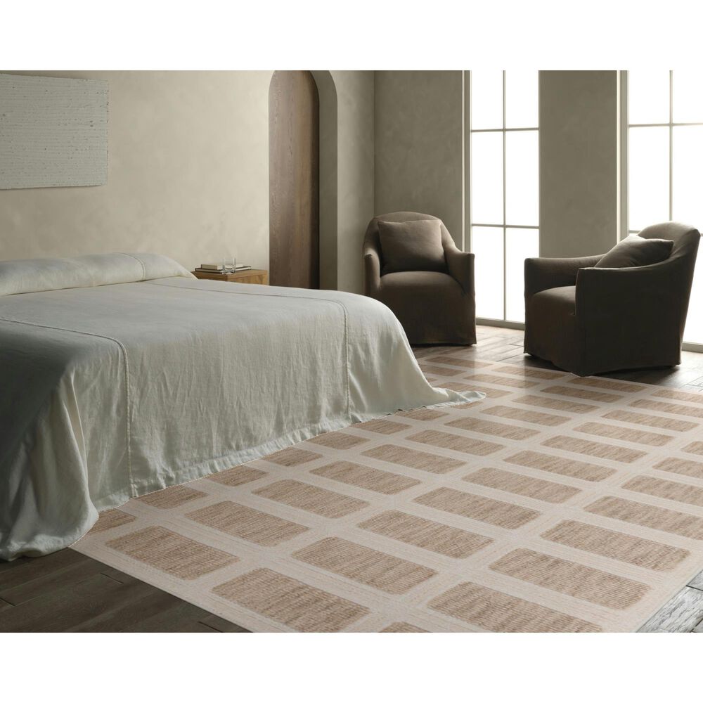 Jaipur Composure Deverell Beige and Tan 8'6" x 11'6" Area Rug, , large