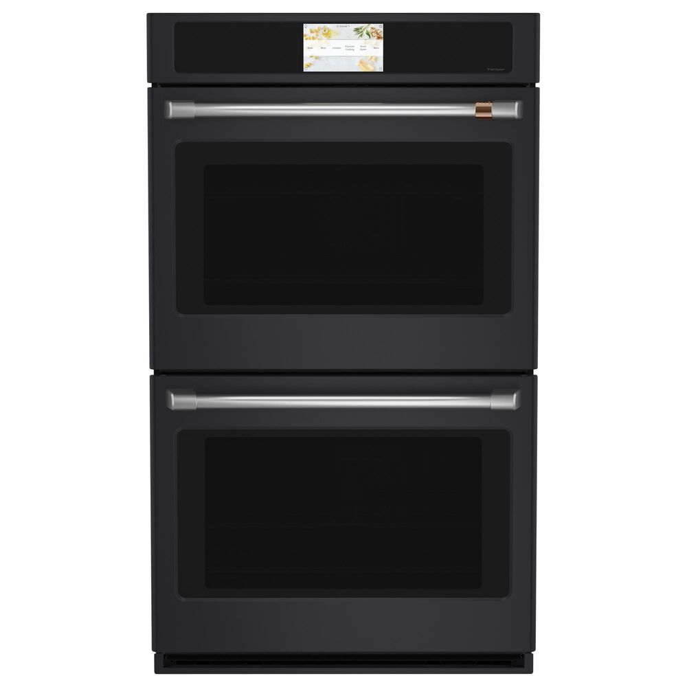Cafe 30 " Smart Built-In Convection Double Wall Oven in Matte Black, , large