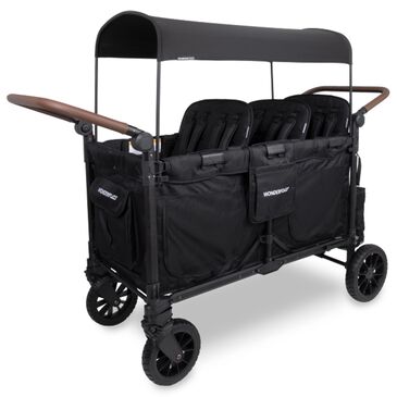 Wonderfold Luxe Pro 6-Seater Stroller Wagon in Jet Black, , large