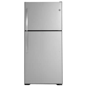GE Appliances 21.9 Cu. Ft. Top Freezer Refrigerator in Fingerprint Resistant Stainless Steel, , large