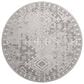 Dalyn Rug Company Brisbane BR2 8" Round Silver Area Rug, , large