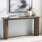Ashley Dontayne Sofa Table in Warm Brown, , large