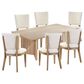 Urban Home Sumner 7-Piece Rectangular Dining Set in Natural, , large