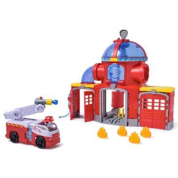 PAW Patrol Fire Rescue Command Center with Marshall Figure Playset, , large