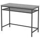 Sauder Market Commons Writing Desk in Slate Gray and Black, , large