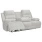 Ashley Rhines Falls Power Reclining Sofa in Alloy, , large
