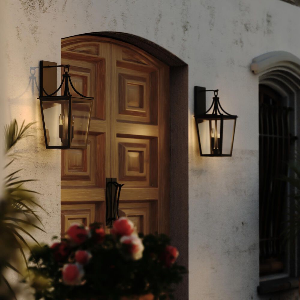 Vaxcel Cottage Grove 2-Light Outdoor Wall Sconce in Matte Black, , large