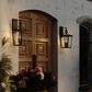 Vaxcel Cottage Grove 2-Light Outdoor Wall Sconce in Matte Black, , large