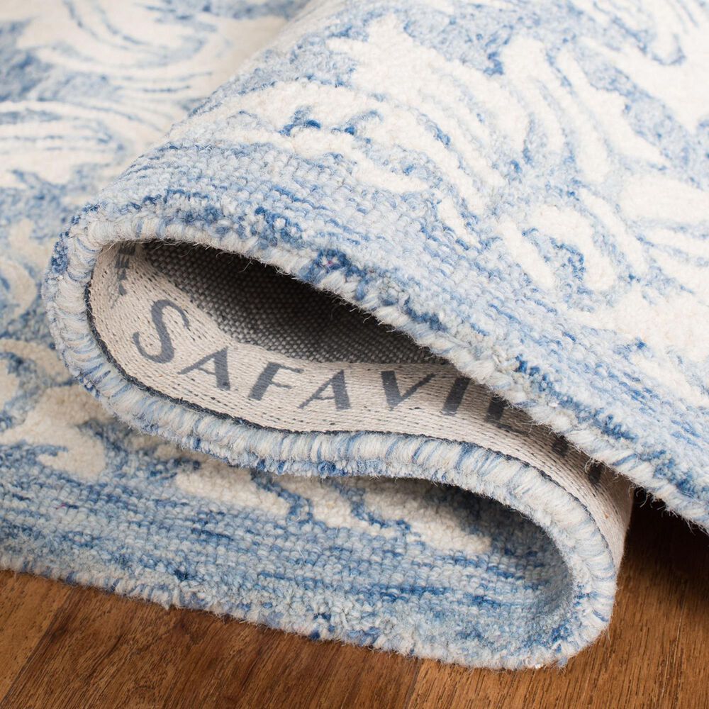 Safavieh Micro-Loop 5&#39; x 8&#39; Blue Area Rug, , large