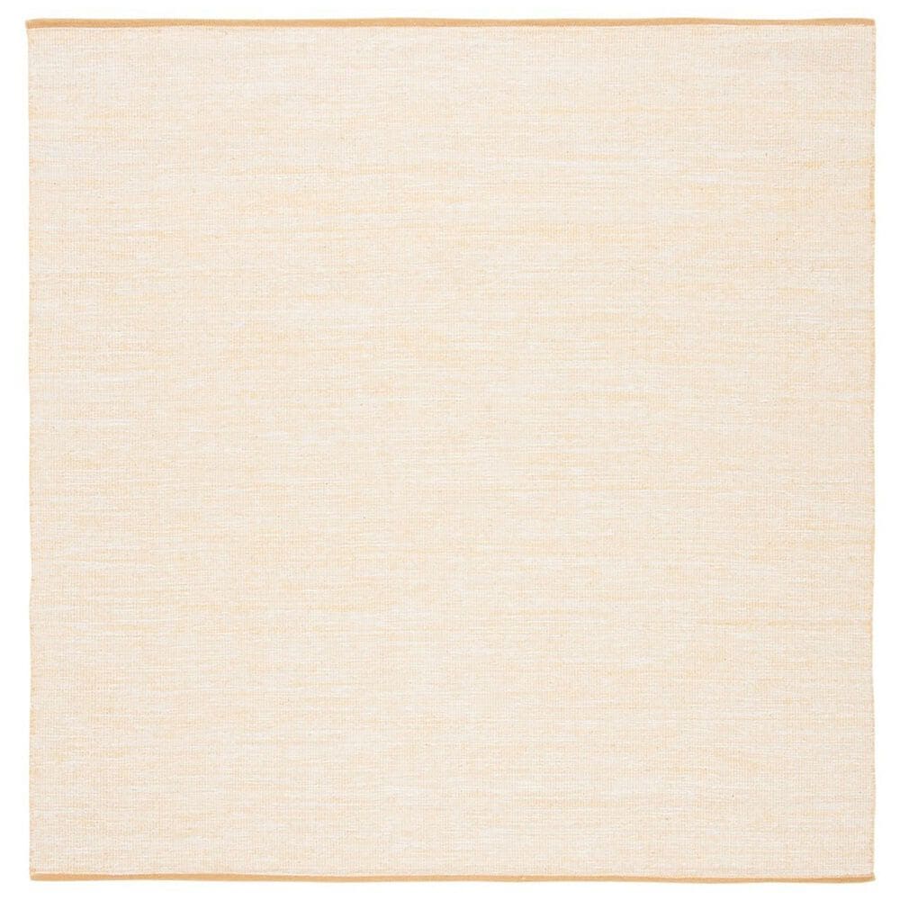 Safavieh Montauk 6" Square Gold Area Rug, , large