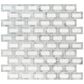 MS International Bianco Dolomite Lynx White and Gray 12" x 12" Mosaic Sheet, , large
