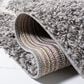 Safavieh Venus Shag VNS682J 6"7" Square Grey and Ivory Area Rug, , large