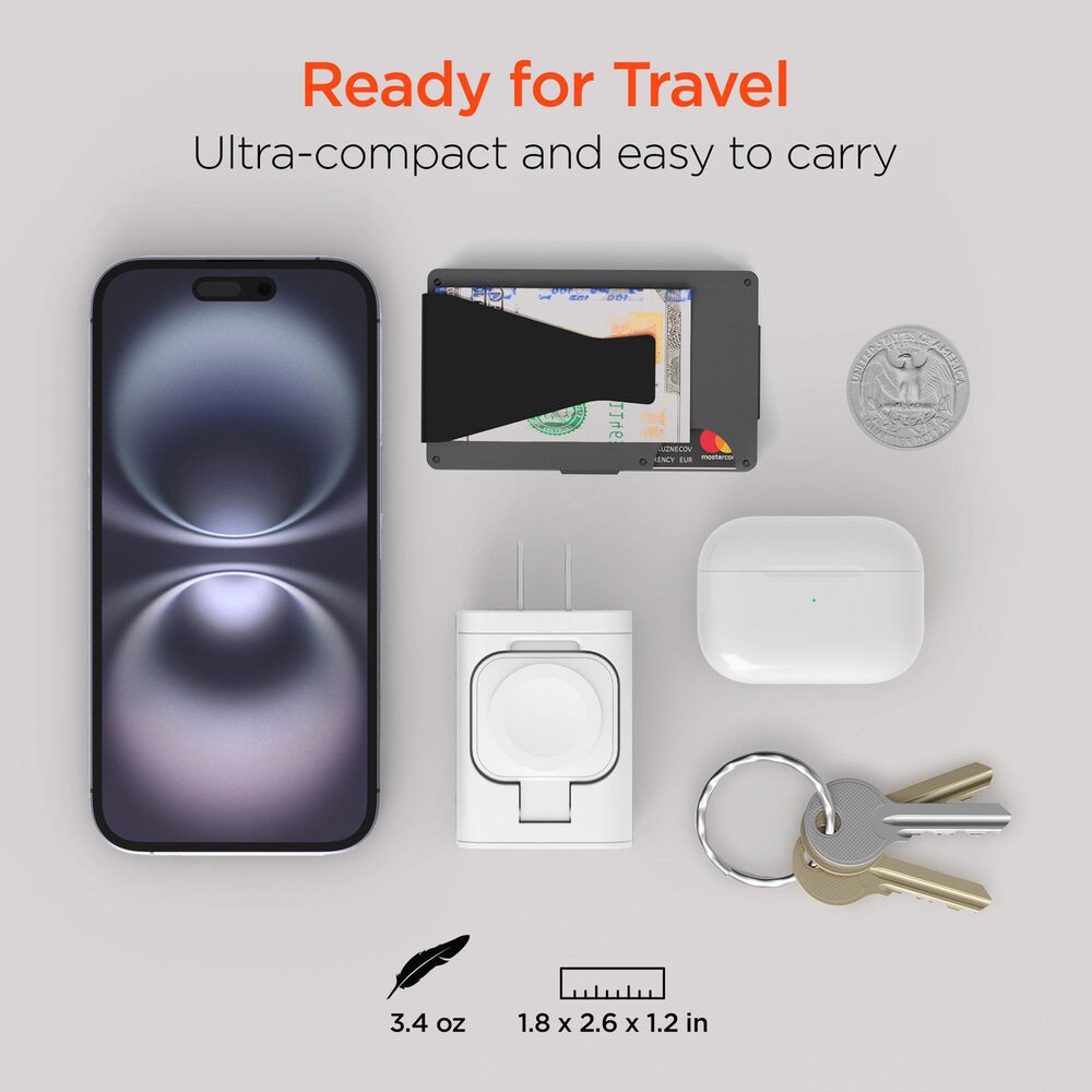 Hypercel SpeedBoost 43W 3-Port Fast Wall Charger with Built-In Apple Watch Charger in White, , large