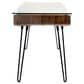 Lumisource Avery Writing Desk in Black, Walnut and Clear, , large