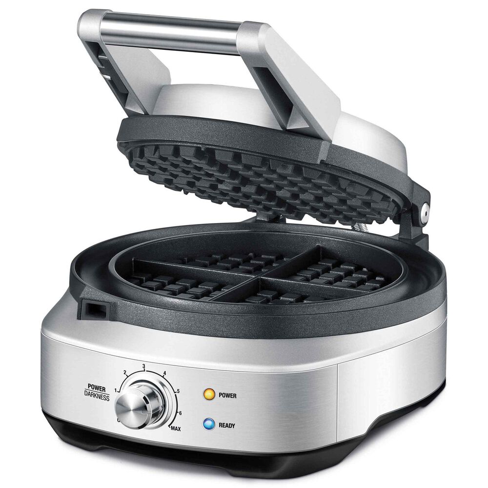 Breville 4-Slice No-mess Waffle in Brushed Stainless Steel, , large