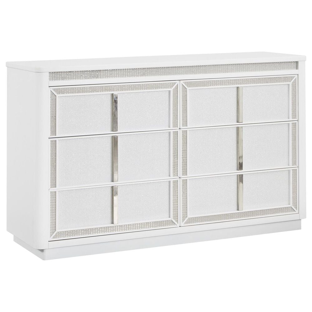 Millenium Chalanna 3-Piece California King Bedroom Set in White Lacquer, , large
