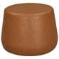 Lifestyle Solutions Grant Round Ottoman in Caramel, , large