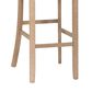 Linon Home Decor Torino Ladder Back Bar Stool in Grey Wash, , large
