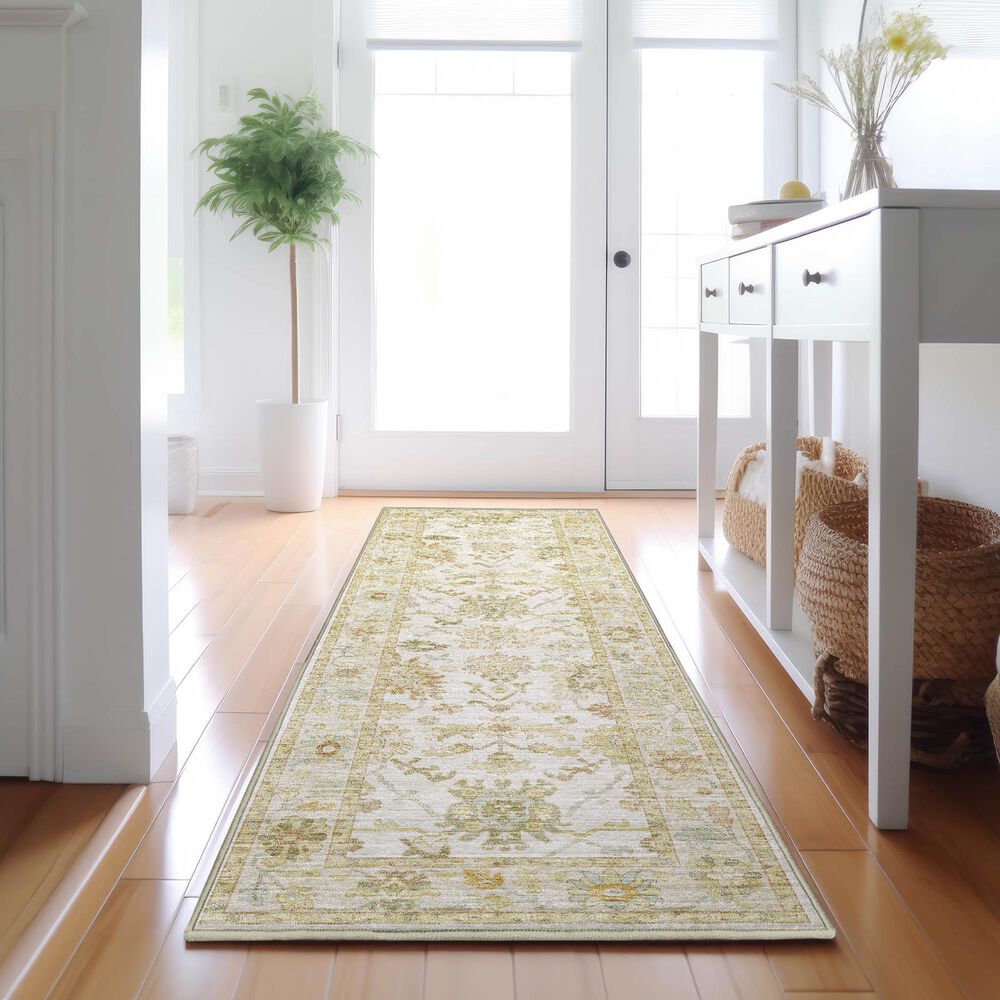 Dalyn Rug Company Hatay HY2 2&#39;3&quot; x 7&#39;6&quot; Ivory Runner, , large