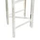Maple and Jade 15-Rung Partition Ladder with 3 Panels in White, , large