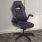 Regency Global Sourcing AON Archeus Ergonomic Gaming Chair in Black and Purple, , large