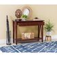 Linon Home Decor Trenton Console Table in Antique Tobacco, , large