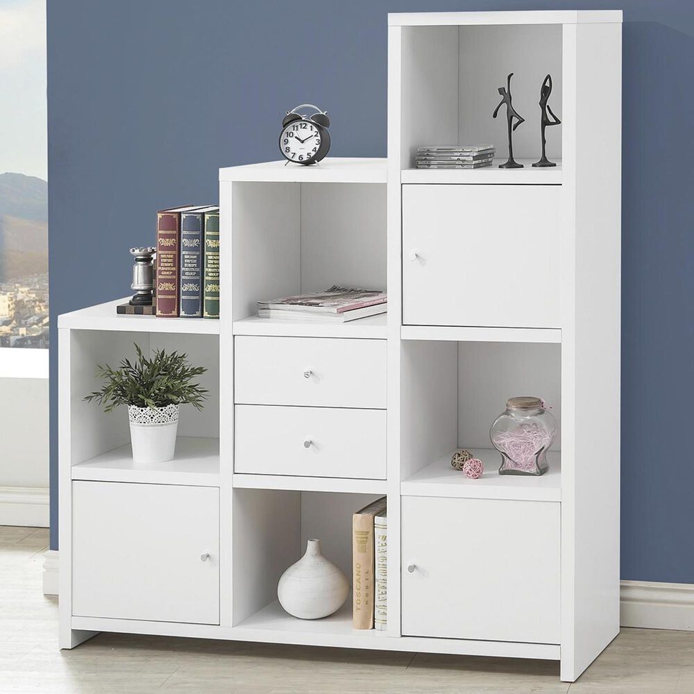Pacific Landing Bookcase in White, , large