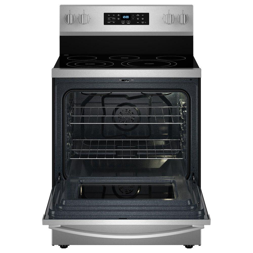 Whirlpool 30&quot; Electric Range in Fingerprint Resistant Stainless Steel, , large