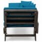 Hearth and Haven Ottavio Outdoor Sofa Daybed in Dark Teal, , large