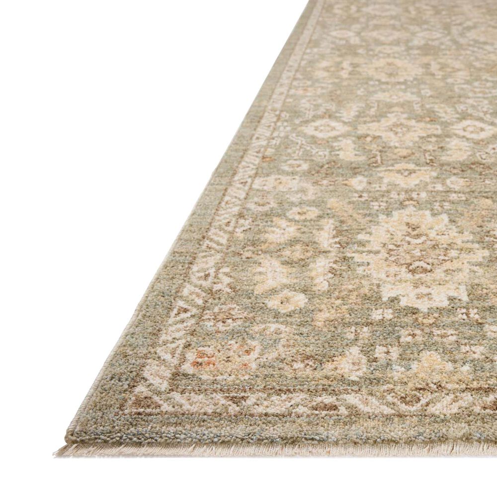 Chris Loves Julia x Loloi Palma Lagoon and Natural 6'3" x 9'6" Area Rug, , large