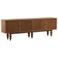 Blue Sun Designs Campbell 4-Door Sideboard in Medium Brown, , large