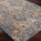 Surya Tuscany TUS-2333 Gray, Light Beige, Cream, Dusty Coral, Brown, Blue, Bright Yellow and Dark Blue 12" x 15" Area Rug, , large