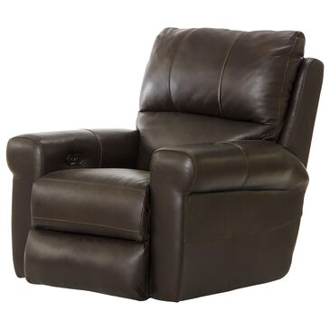 Catnapper Torretta Power Lay Flat Recliner in Chocolate, , large