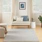 Nourison Exhale 5"3" x 7"3" Ivory and Grey Area Rug, , large