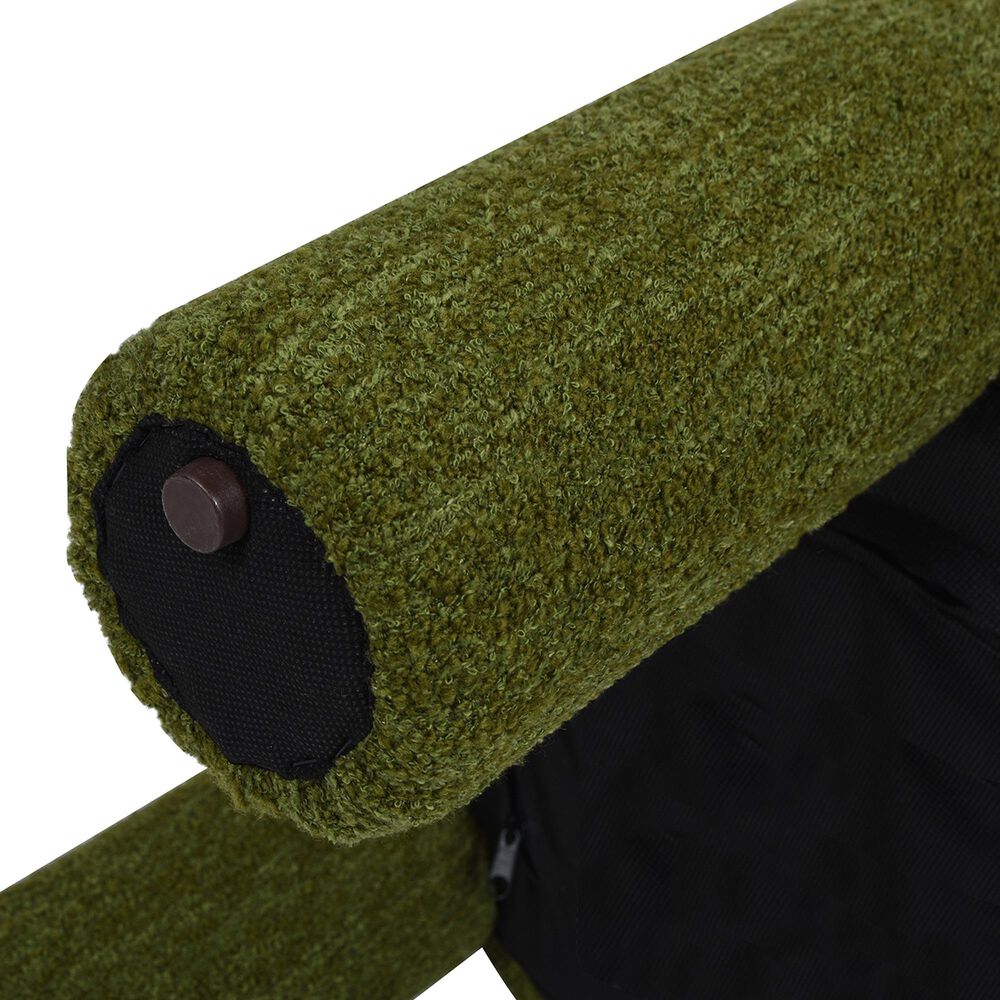 Jennifer Taylor Home Hugo Upholstered Ottoman in Moss Green, , large