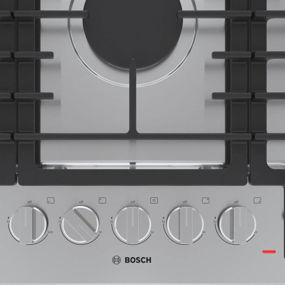 Bosch 500 Serie 30&quot; Gas Cooktop in Stainless Steel, , large
