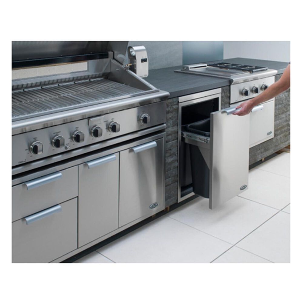 DCS Trash Bin in Brushed Stainless Steel, , large