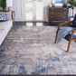 Safavieh Invista INV481F 8" x 10" Grey and Blue Area Rug, , large