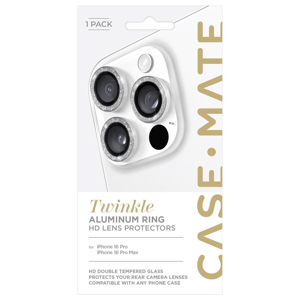 Case-Mate Aluminum Ring Lens Protector for Iphone 16 Pro / iPhone16 Pro Max in Twinkle, , large