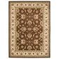 Safavieh Lyndhurst LNH553 8" x 11" Brown and Ivory Area Rug, , large