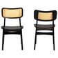Baxton Studio Tafari Side Chair in Dark Brown and Light Brown (Set of 2), , large