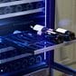 Zephyr 45 Bottles Dual Zone Wine Cooler in Stainless Steel, , large