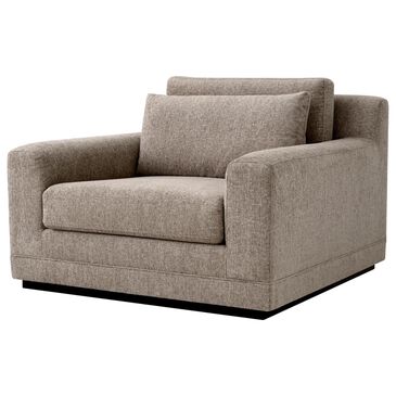 Eichholtz Manhattan Arm Chair in Hunt Chenille Taupe, , large