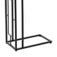 Maple and Jade C-Shaped End Table in Black and Dark Brown, , large