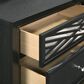 New Heritage Design Obsidian 3-Piece Queen Bedroom Set in Black, , large